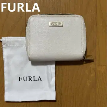 FURLA 접이식 지갑 화이트