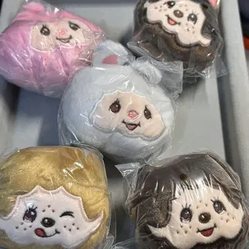 [ 컴플리트 ] 몬치치 페이스 봉제 인형 가챠 Monchhichi2