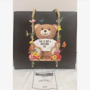 MOSCHINO 베어 토트백