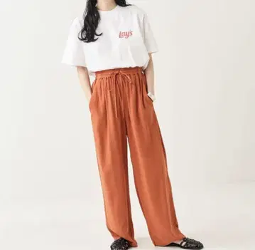 프릭스스토어 린넨 레이온 이지 팬츠 프리 사이즈 택 포함 새상품