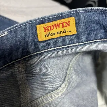 EDWIN 니코앤드 콜라보 데님 팬츠