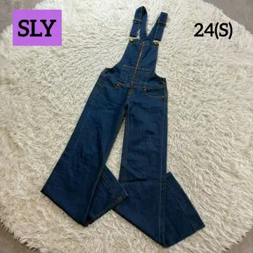 SLY 슬라이 오버롤 살로펫 데님 블루