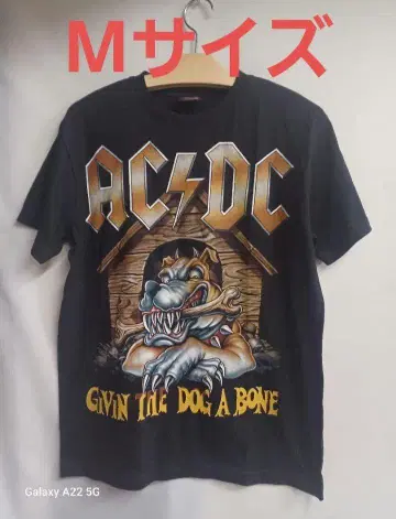 밴드 티셔츠 ACDC 에이전시 M 사이즈
