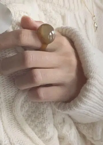 No.693+1 elliptical nuance ring: 반지 반지