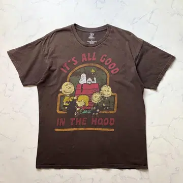 PEANUTS 스누피 모인 TEE