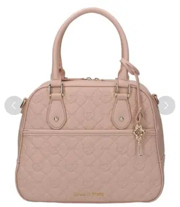 Maison de FLEUR 메조플루르 모노그램 트라페조이드 백 핑크