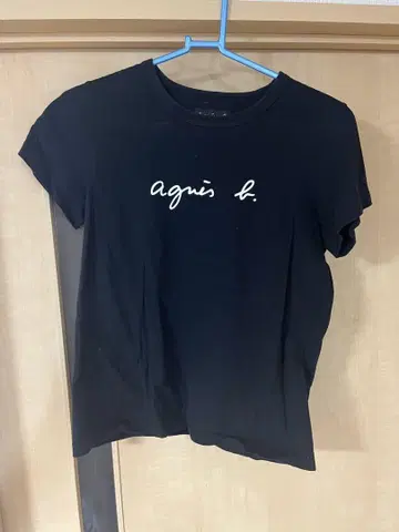 agnes b. 블랙 티셔츠 사이즈 2