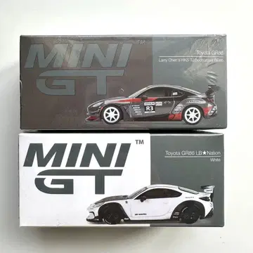 MINIGT 도요타 GR86 HKS 터보 + LB Nation 2종 세트