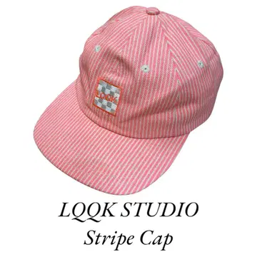LQQK STUDIO CAP 히코리 스트라이프