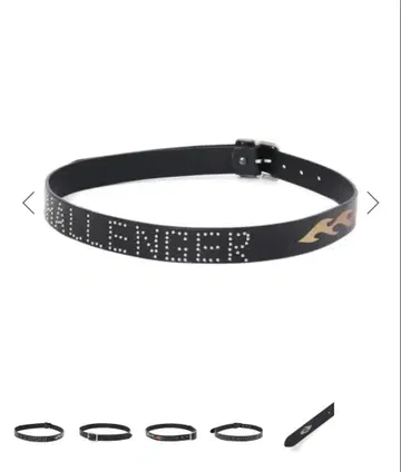 CHALLENGER/FIRE BELT/BLACK 챌린저 벨트