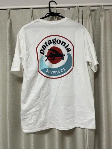 파타고니아 HAWAI 파타로하 하와이 한정판 화이트 백 프린트 S