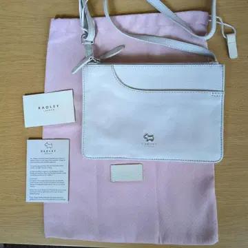 RADLEY LONDON 화이트 가죽 숄더백 미사용 새상품