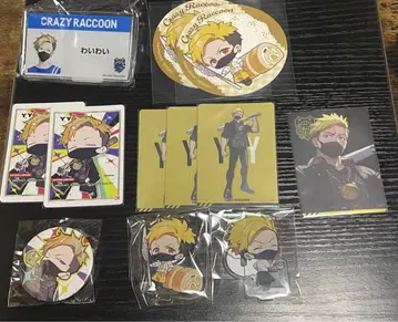 Crazy Raccoon 와이와이 굿즈 세트