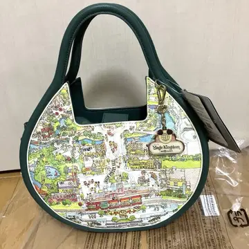 WDW 매직 킹덤 지도 패턴 토트백