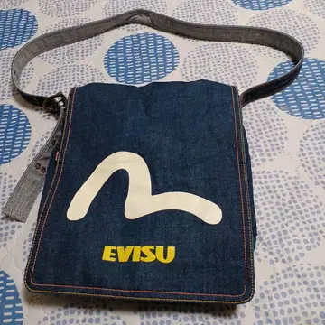 EVISU 데님 숄더백