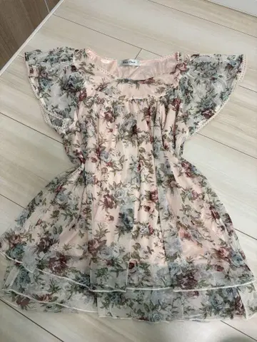 Rosa Cheri 핑크 꽃무늬 티셔츠 Y2K 페어리 그런지 모리걸