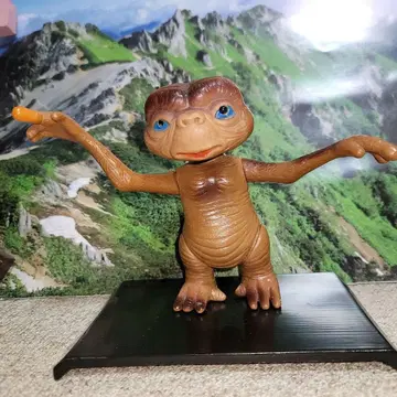 쇼와 레트로 1980년대 E.T. 피규어 라이트 내장 손가락, 눈 점등