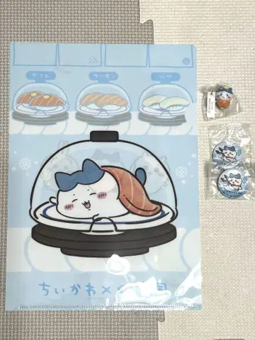 치이카와 (먼작귀) 쿠라스시 하치와레 클리어 파일 피규어 캔뱃지