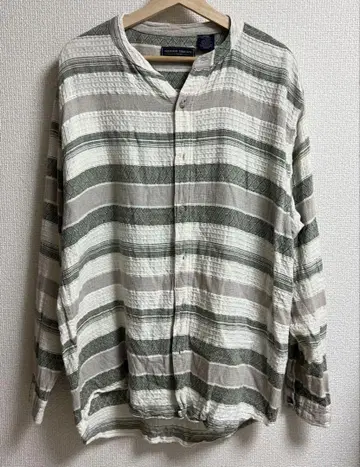 natural threads 구제 셔츠 보더