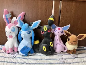 포켓몬 이브이와 그 진화형 봉제 인형 세트 약 30cm
