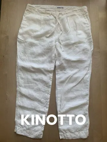 KINOTTO 키노트 옥스 팬츠 린넨 100% [화이트]