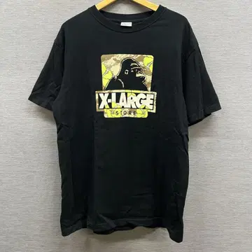 X-LARGE 엑스라지 티셔츠 고릴라 하이비스커스 로고
