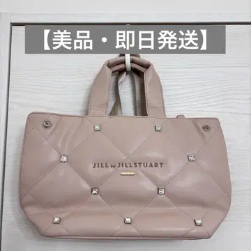 JILL BY JILLSTUART 샤인 퀼팅 토트백