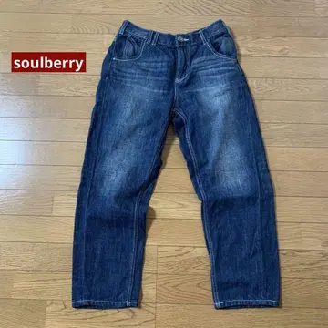 soulberry 와이드 스트레이트 데님 M