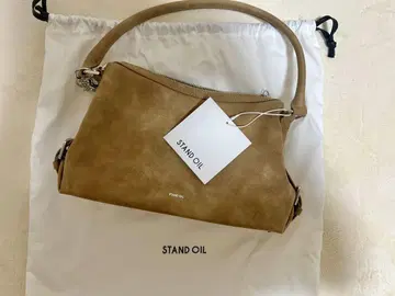 [미사용 새상품] STAND OIL MUSHY BAG Mini 카멜