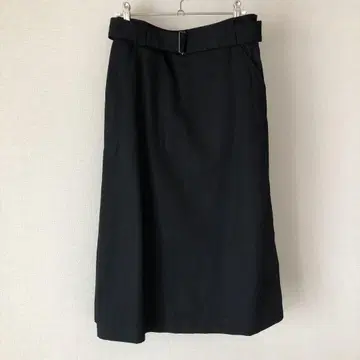 마가렛호웰 코튼 린넨 벨트 스커트