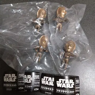 STAR WARS 플라플라 마스코트 C3-PO 4개 세트
