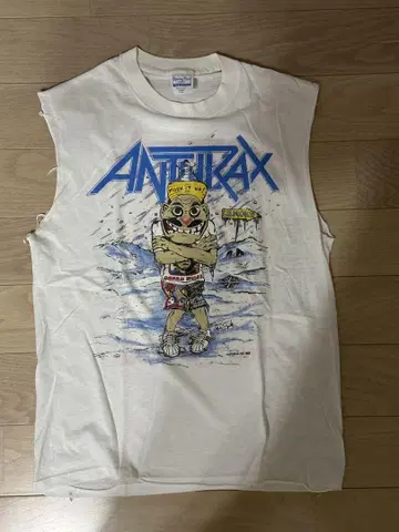 ANTHRAX 앤스랙스 노트맨 밴드 티셔츠 NOTMAN
