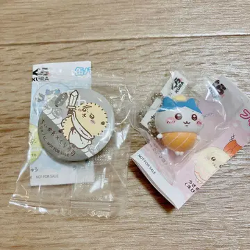 쿠라스시 치이카와 콜라보 하치와레 피규어 랏코 캔뱃지
