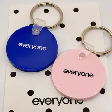 everyone 에브리원 러버 키링 2개 세트