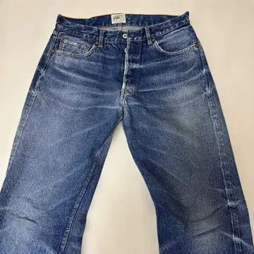 모토 데님 데미지 가공 제품