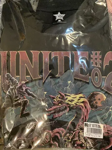 B'z PRESENTS UNITE #02 콜라보 티셔츠 (M)