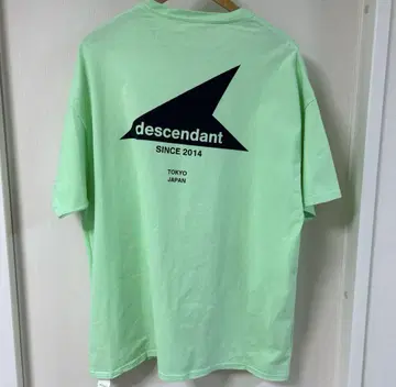 [레어/새상품급] DESCENDANT 반팔 TEE 형광 그린 XL
