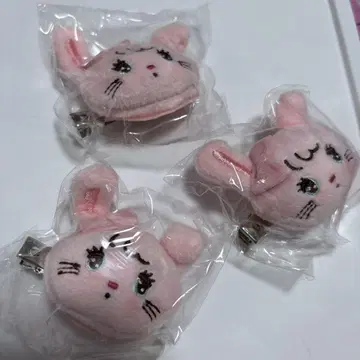 mikko 가챠가챠 헤어 클립 앞머리 클립 캐미 3개 세트
