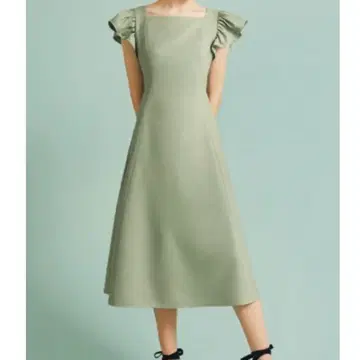 컨디션 최상 FOXEY 22SS Grecia 린넨 페이스 원피스 L