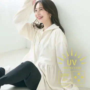 coca (코카) UV 차단 개더 후드티 L 사이즈