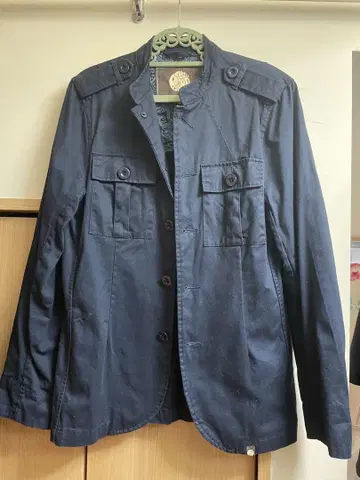 Pretty Green 밀리터리 자켓 S 네이비