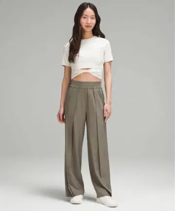 룰루레몬 Front-Pleat High-Rise Pants s