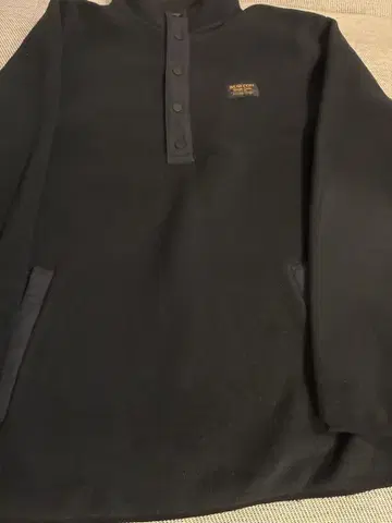 BURTON 블랙 플리스 자켓 M