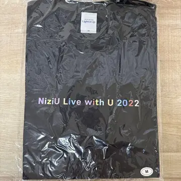 NiziU Live with U 2022 티셔츠 M 블랙