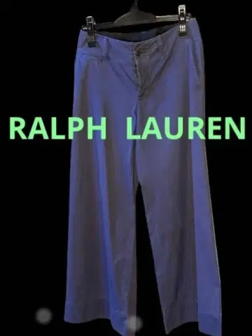 RALPH LAUREN 랄프 로렌 여성용 코튼 팬츠 9호 네이비