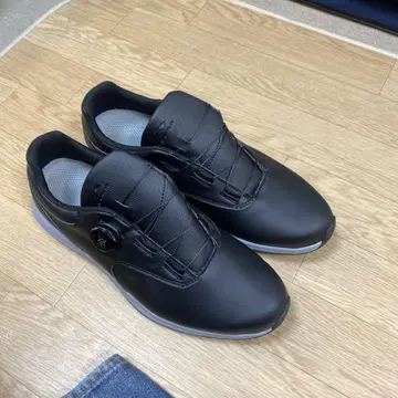 골프용 블랙 신발 보아 시스템