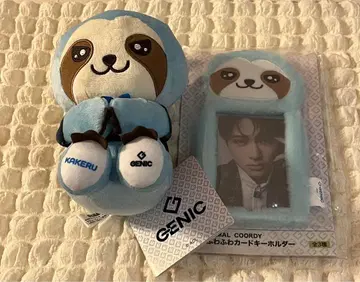 GENIC 봉제 인형 트레이딩 카드 포함 폭신폭신 카드 키링 카케루 쇼