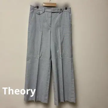 Theory 와이드 팬츠 블루 9호 M 사이즈