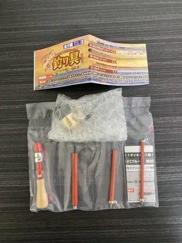 낚시 용품 마스코트 8 전동 릴 낚싯대 (레드) 가챠 미니어처 다이캐스트