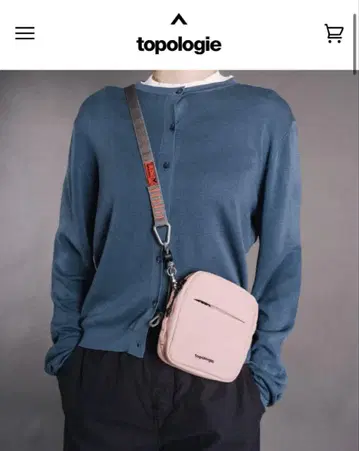 토폴로지 topologie 핑크 틴 박스 숄더백